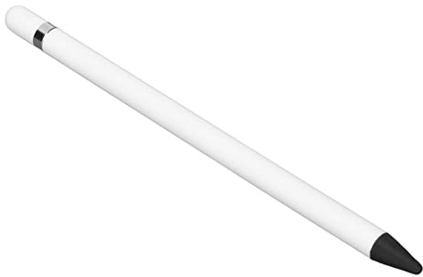 CCYLEZ Touchscreen Stift, Feiner Q Stift mit Glattem Schreiben und Ruhiger Faserspitze, Präzise Anti-Kratzer Bunte PC Schreibstift für Android Tablets und Smartphones (Weiß)