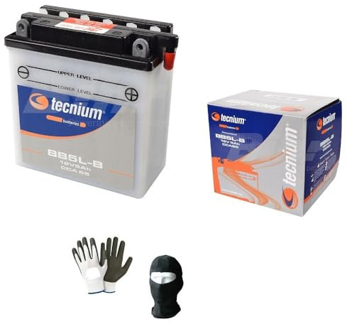 Compatible con Piaggio Vespa PK S (VMX5T) 125 1982 A 1985 BATERIA TECNIUM YB5L-B 12V 5AH BATERIAS 5 AMPERIOS 12 VOLTIOS PREPARADAS para Uso ESPECIFICO Moto Scooter 120X60X130MM