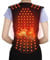 Fransande Full Back Support Belt 108pcs Magnets Self-Heating Waist Back Brace Vest Lumbar Belt Spine Shoulder Neck Posture Correction Belt For Men& Woman (XL)