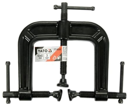 YATO Schraubstock YT-64242 62mm Gusseisen, Stahl