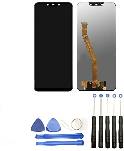 JUANIO Pantalla Completa Compatible con Huawei Mate 20 Lite 6.3 Negro + Herramientas