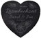 mtb more energy Personalisierbare Schiefertafel Herz ''10 Jahre Rosenhochzeit'' - individuell anpassbar - 15x15cm - Laser Gravur auf Schieferherz - Hochzeit Geschenk