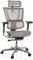 hjh OFFICE Bürostuhl ergonomisch ERGOHUMAN Slim GEN2 Originales Design, 24h Einsatz, Drehstuhl mit Flexibler Lordosenstütze, Netz Hellgrau