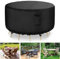 Abdeckung Für Gartenmöbel Rund, 210D Oxford Gartentisch Abdeckung Wasserdichtes Winddicht Abdeckhaube Gartenmöbel, UV-Beständig Gartentischabdeckung Schutzhülle Für Möbelsets Gartentisch (160*70cm)