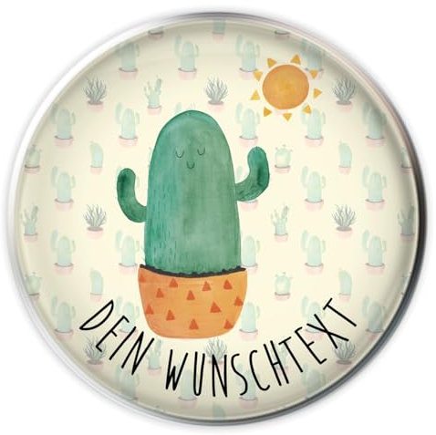 Mr. & Mrs. Panda Stöpsel Waschbecken Kaktus Sonne - Personalisierte Geschenke, Abfluss Stopfen, Glück, Kakteen, Waschbeckenstöpsel mit Motiv, Personalisierung, Selbst Gestalten, Liebeskummer