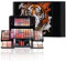 RoseFlower Rousse Trucchi Donna Valigetta Trucchi Palette Trucchi Donna avec Miroir Kit Trucchi Make Up Completo avec Ombretto Colori Labbra Paillettes Arrossire Set per il Trucco da Viaggio