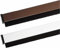 Onpira® Automatik Bürstendichtung aus Aluminium Türbodendichtung in 2 Farben Weiß oder Braun Absenkbare Türdichtung (Braun)