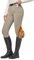 WILLIT Damen Reithose Winter gefüttert Reithose Fleece Strumpfhose Silikon Vollbesatz Reitsport Thermo Schulung Strumpfhose mit Taschen Gürtelschlaufen Khaki M