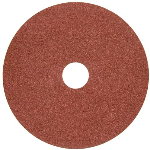 AKbase Fiberscheiben | 125mm rot| P120 | 5 Stück | Körnung und Menge wählbar | geeignet für Winkelschleifer und für Materialien wie Stahl, NE-Metalle, Holz