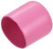 sourcing map 20pcs Rubber End Caps 25mm(1 inch) ID Vinyl PVC Round Tube Bolt Cap Cover Screw Thread Protectors Pink
