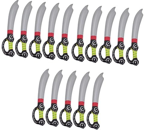 Alasum 15stücke Teiliges Aufblasbare Piratenschwerter Für Junge Mädchen Cosplay Requisiten Für Geburtstagsfeiern Halloween Und Piratenpartys Sicheres Langlebiges Spielzeug