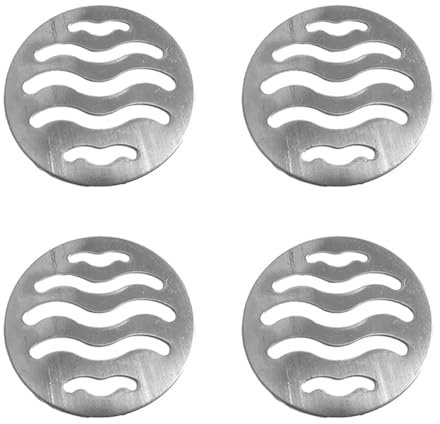 Copertura rotonda per scarico a pavimento in acciaio inox, filtro per scarico doccia, per bagno, cucina, tetto (90 mm)