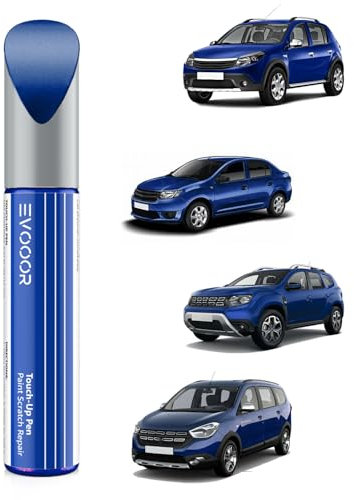 EVOOOR (RQH) Bleu Iron Autolack Nachbesserung für Dacia, Kratzer Reparatur für Auto, Schnelle & Einfache Lösung zur Reparatur