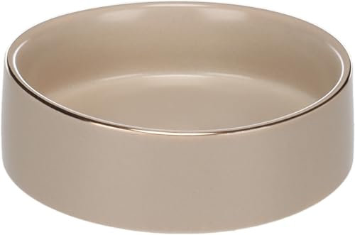 Flamingo Gamelle pour la Nourriture et l'eau Eram Beige – 200ml – pour Chien ou Chat | en céramique émaillée – Résistante, Stable et Facile à Nettoyer
