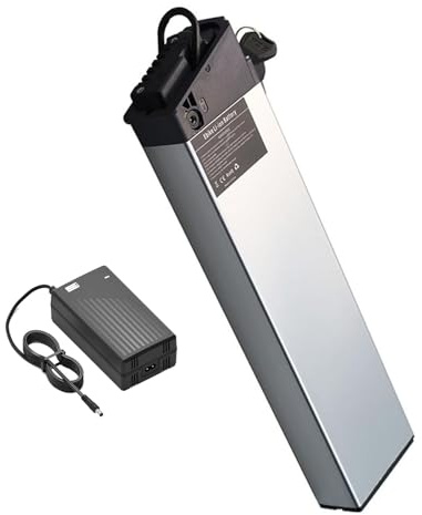 HJGHY Ebike Battery 36V 17.5AH Lithinum Ion Battery 48V 14AH Electric Bike Batteries for 280W-670W motor Kits with Safety Lock and Portable Handle,48V8AH