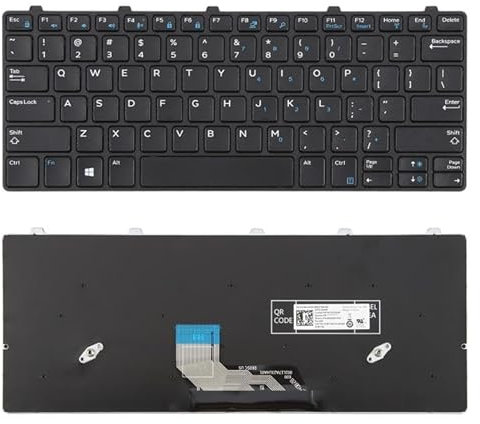 ZLALISA Tastiera di ricambio Versione USA Tastiera Del Computer Portatile per Dell Latitude 3180 3189 3380