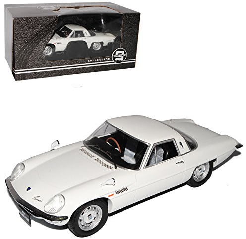 Mazda Cosmo Sport Coupe Weiss Triple 9 1/18 PremiumX Modell Auto