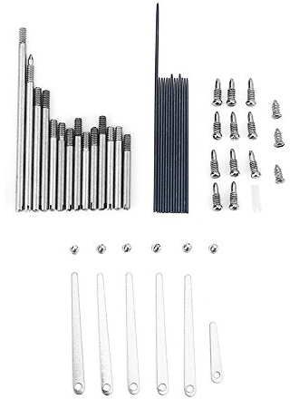 Klarinetten Reparatur Werkzeug Set, Klarinettenfedern, Befestigungsschrauben, Einstellschraube Frühlingsnadeln Rollen