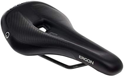 Ergon - SM E Mountain Sport Bicycle Saddle | for MTN Bikes | Männer | Small/Medium | Stealth Schwarz