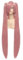 Baisheng Miku 30 cm Base Perücke + 100 cm 2 Pferdeschwanz Rosa Gerade Hatsune Miku Cosplay Kostüm Perücke (Basis Perücke 30cm+Zopf 100cm-Rosa)