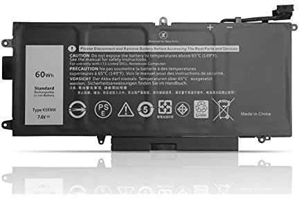 K5XWW N18GG 6CYH6 71TG4 Reemplazo de la batería del portátil para DELL Latitude 5289 E5289 7389 7390 2-in-1 P29S001 P29S002 L3180 Latitude 12 5000 5289 P29S001 2-in-1 Ultrabook Notebook(7.6V 60Wh)