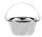 Cook King Kessel Topf aus Edelstahl 10 Liter mit Deckel Gulaschkessel für BBQ Dreibein Schwenkgrill