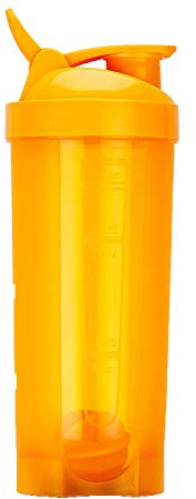 oliveware Torando Smart Yellow Gym Shaker with 800 ml Capacity, BPA Free Plastic & 100% Leak Proof, Ideal for Protein, Set of 1
