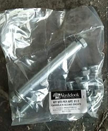 VERDELOOK Kit completo di viti di ricambio per perno ruota carriola numero 81/1