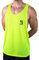 VIBRHA Debardeur Fluo Homme Jaune L - vêtements de Sport pour Homme/Vetement Fluo, Tenues de Sport, Fitness Tank Top, vêtements Sportifs et Fitness