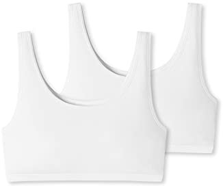 Uncover by Schiesser 2pack Bustier Intimo, Weiss, 3XL Donna