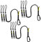 BearTOOLS Interchangeable Tool Safety Lanyard Detachable Buckle Multi Accessory Connection Protection Kit (Black 3PK + 9 Loop Ends)