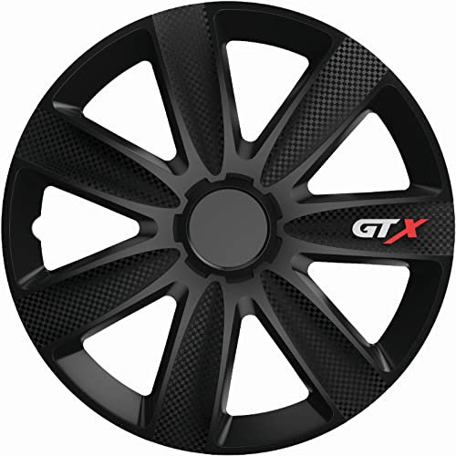 Zentimex SET Z480676 Radkappen Satz (4Stück) + Handschuhe 17 Zoll GTX carbon schwarz