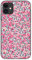 1001coques Coque de Téléphone Compatible pour Apple iPhone 11, Design Liberty Wiltshire Rose, Imprimée en France, Étui Souple en Silicone, Housse de Protection.