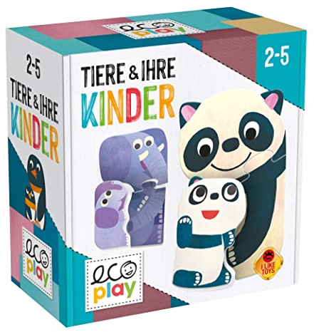 Headu „Tiere & Ihre Kinder – Tiereltern und ihre Tierkinder!“: Lernspiel für Kinder im Alter von 2 bis 5 Jahren, deutsche Version (DE52569)