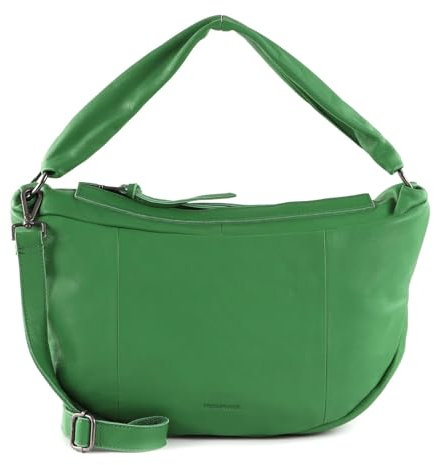 FREDsBRUDER Leder Schultertasche Umhängetasche Rousur Small Shoulderbag Electric Green grün