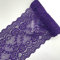 15cmx2m Elastizität Spitzenborte Spitzenband Spitzenbordüre Zierband Spitze Blume Borte für Handwerk Dessous Hochzeitskleid Hochzeit Dekor,DIY Basteln,Tischdeko,Lila