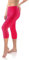 sesto senso Viskose Leggings für Damen 3/4 Lang Rosa Mädchen Fitnesshose Sporthose Bunte Yoga M Amaranth