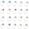 Toyvian 20st Nachahmungsdiamantring Für Kinder Kinderspielzeug Spielzeuge Simulierter Diamantring Kinderschmuck Mädchen Klingeln Spielzeug Fingerring Für Kinder Legierung Geschenk Verpackt