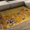 Via Vela Vintage Verdunkelungsteppiche Gustav Klimt Gold Home Teppich für Schlafzimmer Wohnzimmer Retro-Teppich für Küche Eingangsbereich Innen-Fußmatte 40x60 cm