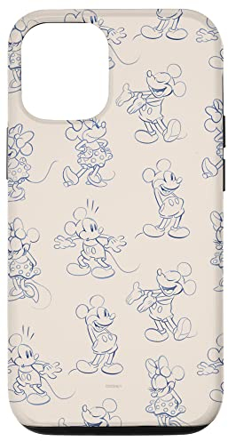 Hülle für iPhone 13 Pro Disney Mickey und Minnie Mouse Retro Vintage Art Reactions
