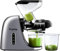 Fretta Estrattore di succo, con Ampio Scivolo di Caricamento, Senza BPA, Spremiagrumi per Sedano, Estrattore con Motore DC Silenzioso e Funzione Inversa masticating juicer machines (Argento)