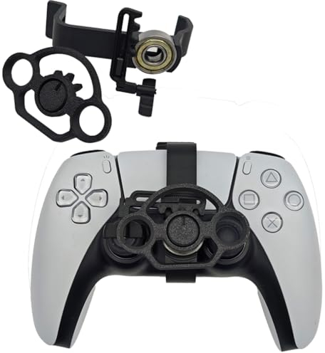 LiLiTok Game Controller für PS5 und PS5 Slim Mini-Lenkrad, 3D-Druck Mini-Lenkrad Ersatz Joystick für Playstation 5 und Playstation 5 Slim Zubehör