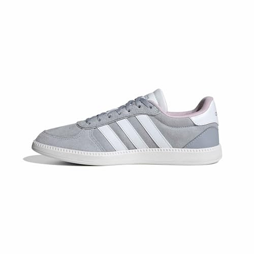 adidas Damen Breaknet Sleek Shoes, Halo Silver/FTWR White/Grey Two, 38 EU