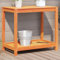 Home & Garden Item-Pflanztisch mit Ablage Wachs braun 82,5x50x75cm Kiefer Massivholz