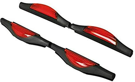 Bordhap Car Door Protectors Bump Stop Door Edge Guard Strip Dent Reflectors Clip on Car Rear Front Door Scratches Protection