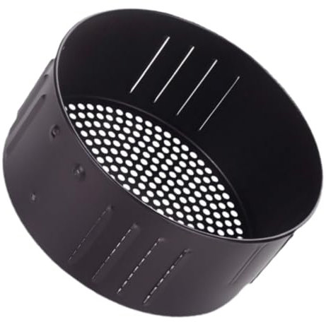 OKUMEYR 1pezzi Air Fryer Food Basket Con Design Pratico e Accessorio Per Friggitrice Ad Aria Facile Da Pulire e Riutilizzabile Nero