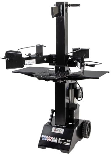 SIP Electric Log Splitter, Vertical Wood Splitter, 7 Ton Splitting Force, 3kW / 4hp Motor, 550mm Log Length