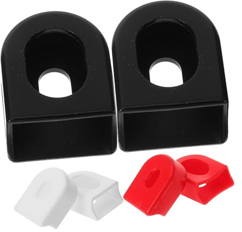 Anneome 3paare Fahrradkurbelabdeckungen Kurbelarmschützer Schutzgehäuse Für Mountainbike Kurbelgarnitur Kompatibel Mit Meisten Fahrradkurbeln Aus Langlebigem Silikon