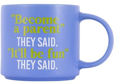Splosh - Cheeky Mugs | Funny Coffee Mug with Humorous Sayings and Messages | Unique Gift Ideas for Her and for Him | Coffee & Tea Lovers | 390ml (Blue)