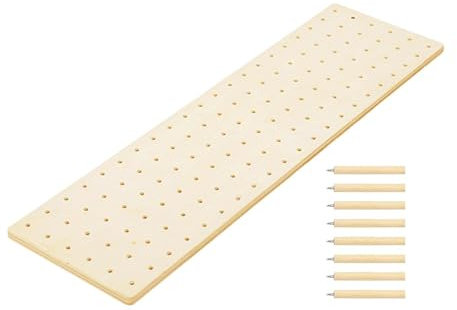 DimyFew 8pcs/pcs Wooden Pegboard Drawer Organizer Heavy Duty Plate Holder Kitchen Drawer Bowls Equipment Dividers